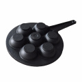 7 Holes Takoyaki Pan Cast Iron Pancake Bake Pan